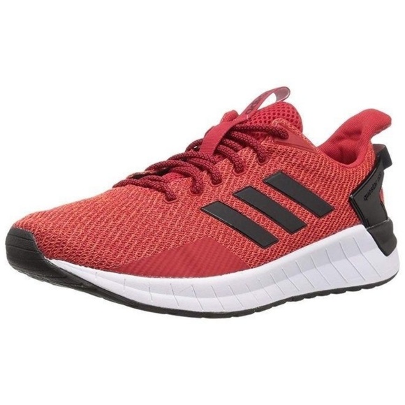 adidas questar ride all black sole red
